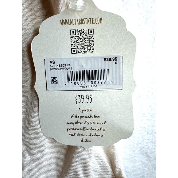 Altar'd State Cropped T-Shirt Western NWT Yellowstone Montana - Picture 7 of 10